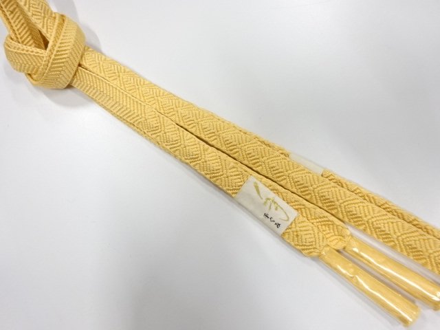 未使用品　正絹　手組帯締め